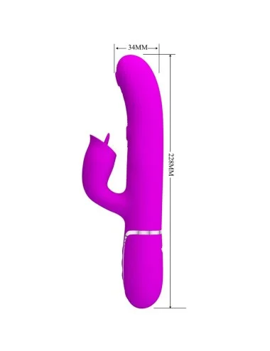 BONITO AMOR - VIBRADOR DE COELHO COM LAMBEDURA FÚCSIA