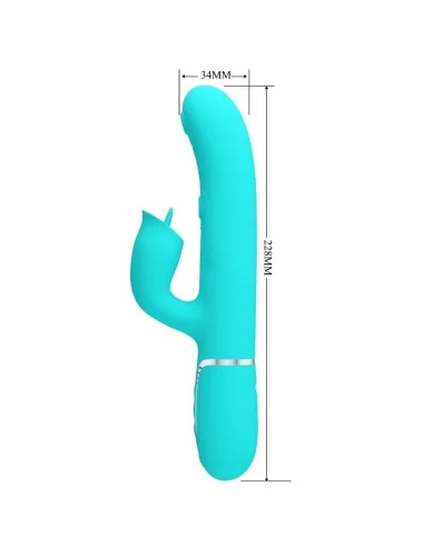 BONITO AMOR - VIBRADOR DE COELHO COM LAMBIDA AQUA VERDE
