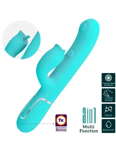 BONITO AMOR - VIBRADOR DE COELHO COM LAMBIDA AQUA VERDE