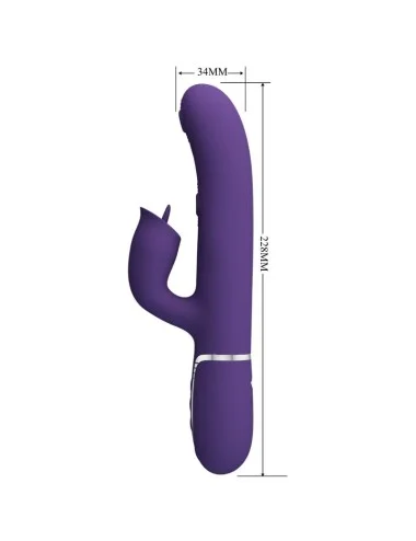 BONITO AMOR - VIBRADOR DE COELHO COM LAMBIDA ROXO