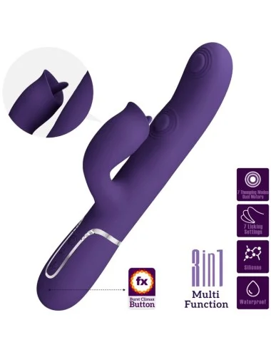 BONITO AMOR - VIBRADOR DE COELHO COM LAMBIDA ROXO