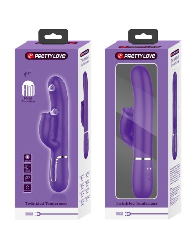 BONITO AMOR - VIBRADOR DE COELHO COM LAMBIDA ROXO