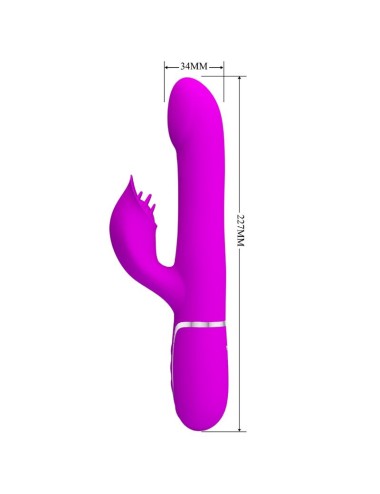 PRETTY LOVE - VIBRADOR COELHO PÉROLAS VIOLETA
