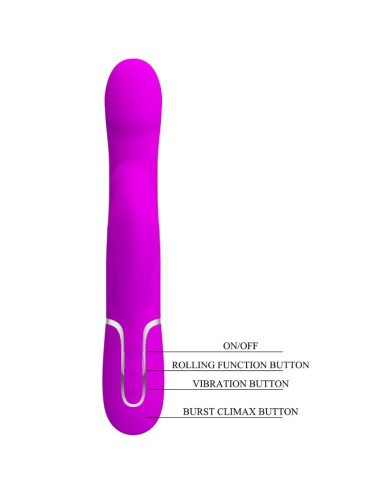 PRETTY LOVE - VIBRADOR COELHO PÉROLAS VIOLETA