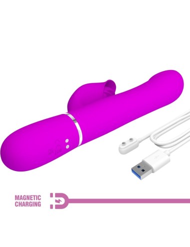 PRETTY LOVE - VIBRADOR COELHO PÉROLAS VIOLETA