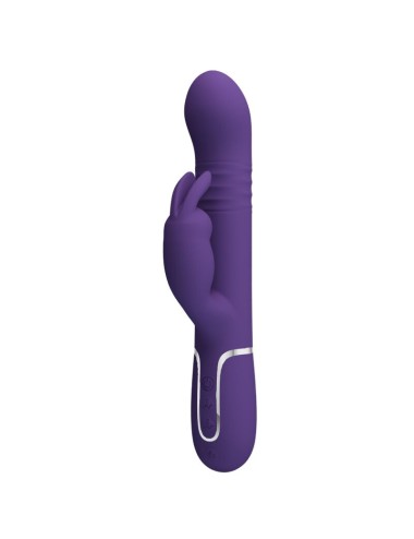 PRETTY LOVE - COALE VIBRADOR  COELHO 4 EM 1 ROXO