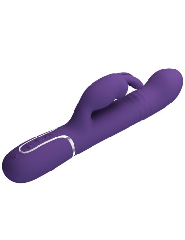 PRETTY LOVE - COALE VIBRADOR  COELHO 4 EM 1 ROXO