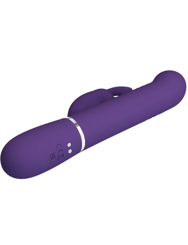PRETTY LOVE - COALE VIBRADOR  COELHO 4 EM 1 ROXO