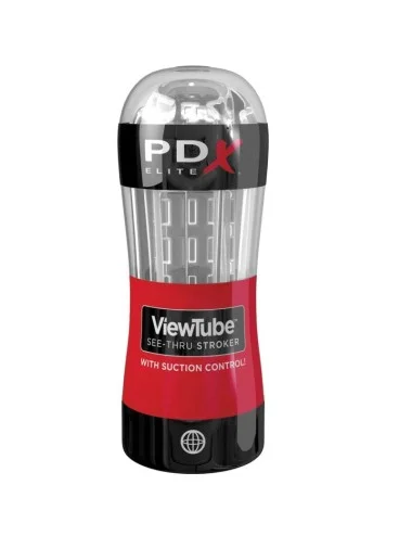 PDX ELITE - STROKER VIEWTUBE CONTROL SUCO TRANSPARENTE