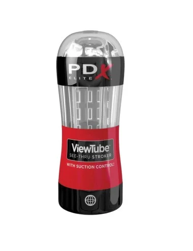 PDX ELITE - STROKER VIEWTUBE CONTROL SUCO TRANSPARENTE