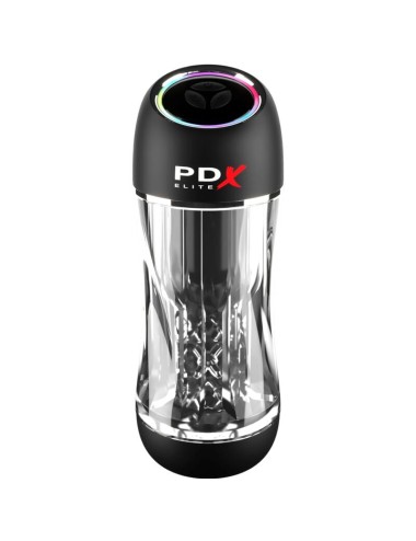 PDX ELITE - VIBRADOR STROKER VIEWTUBE PRO TRANSPARENTE
