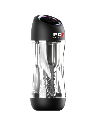 PDX ELITE - VIBRADOR STROKER VIEWTUBE PRO TRANSPARENTE