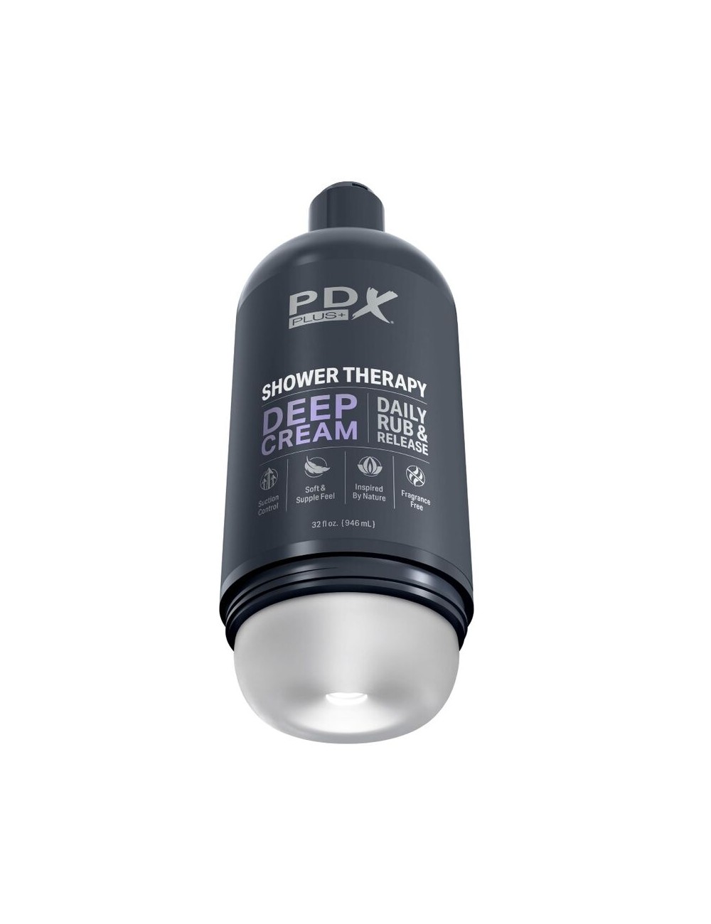 PDX PLUS - STROKER MASTURBATOR DISCREET DEEP CREAM SHAMPOO DESIGN DE GARRAFA