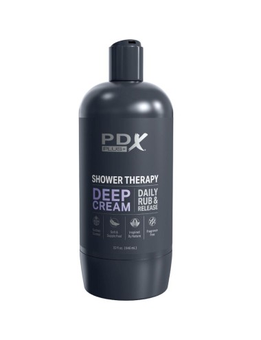 PDX PLUS - STROKER MASTURBATOR DISCREET DEEP CREAM SHAMPOO DESIGN DE GARRAFA
