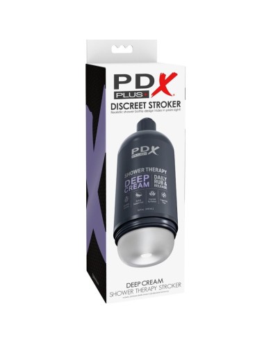 PDX PLUS - STROKER MASTURBATOR DISCREET DEEP CREAM SHAMPOO DESIGN DE GARRAFA