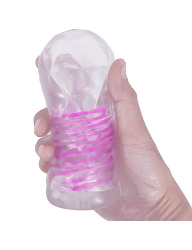 PRETTY LOVE - MASTURBADOR MASCULINO FANTASY COM ESPIRAL INTERNA E BOLAS TRANSPARENTES