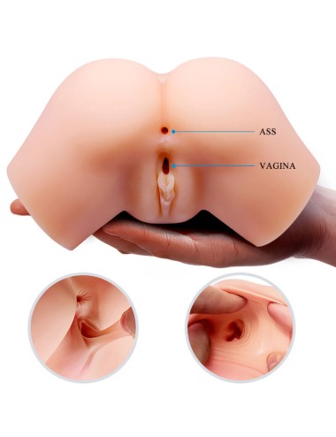 CRAZY BULL - VIBRADOR REALISTA DE VAGINA E NUS SAMANTHA