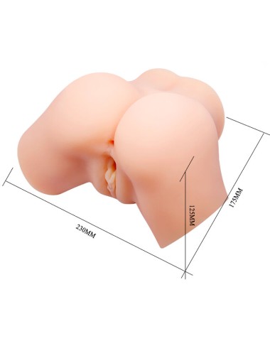 CRAZY BULL - VIBRADOR REALISTA DE VAGINA E NUS SAMANTHA