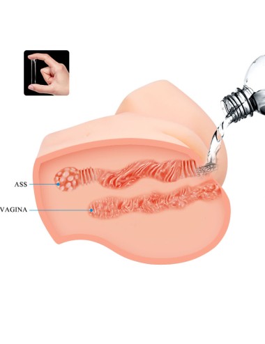 CRAZY BULL - VIBRADOR REALISTA DE VAGINA E NUS SAMANTHA