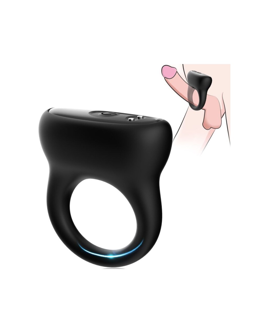 ARMONY - ANEL VIBRADOR PRETO