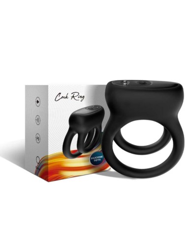 ARMONY - VIBRADOR DE ANEL DUPLO PRETO