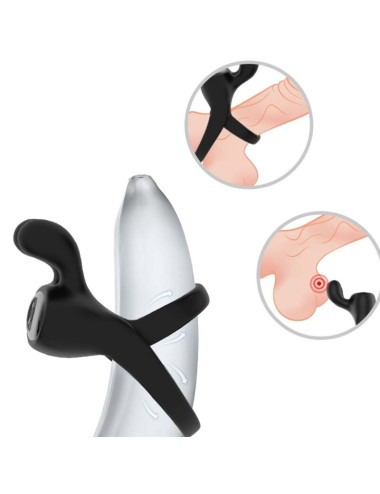 ARMONY - ANEL VIBRADOR COELHO PRETO