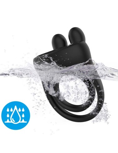ARMONY - ANEL VIBRADOR COELHO PRETO