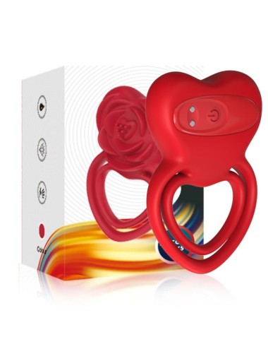 ARMONY - ANEL VIBRADOR CORAÇÃO VERMELHO
