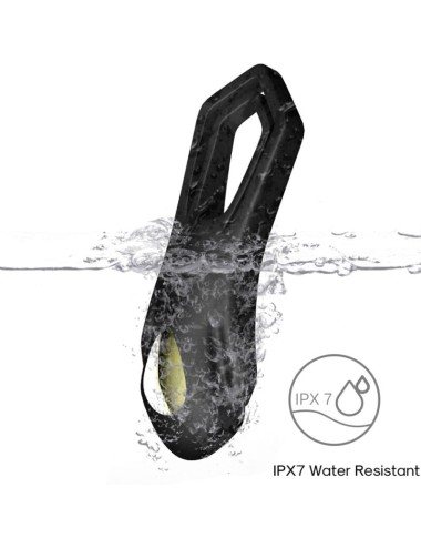 ARMONY - VIBRADOR ROADSTER ANEL DUPLO CONTROLE REMOTO PRETO