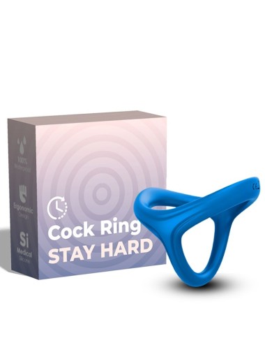 ARMONY - ANEL DUPLO SILICONE TRESOR AZUL