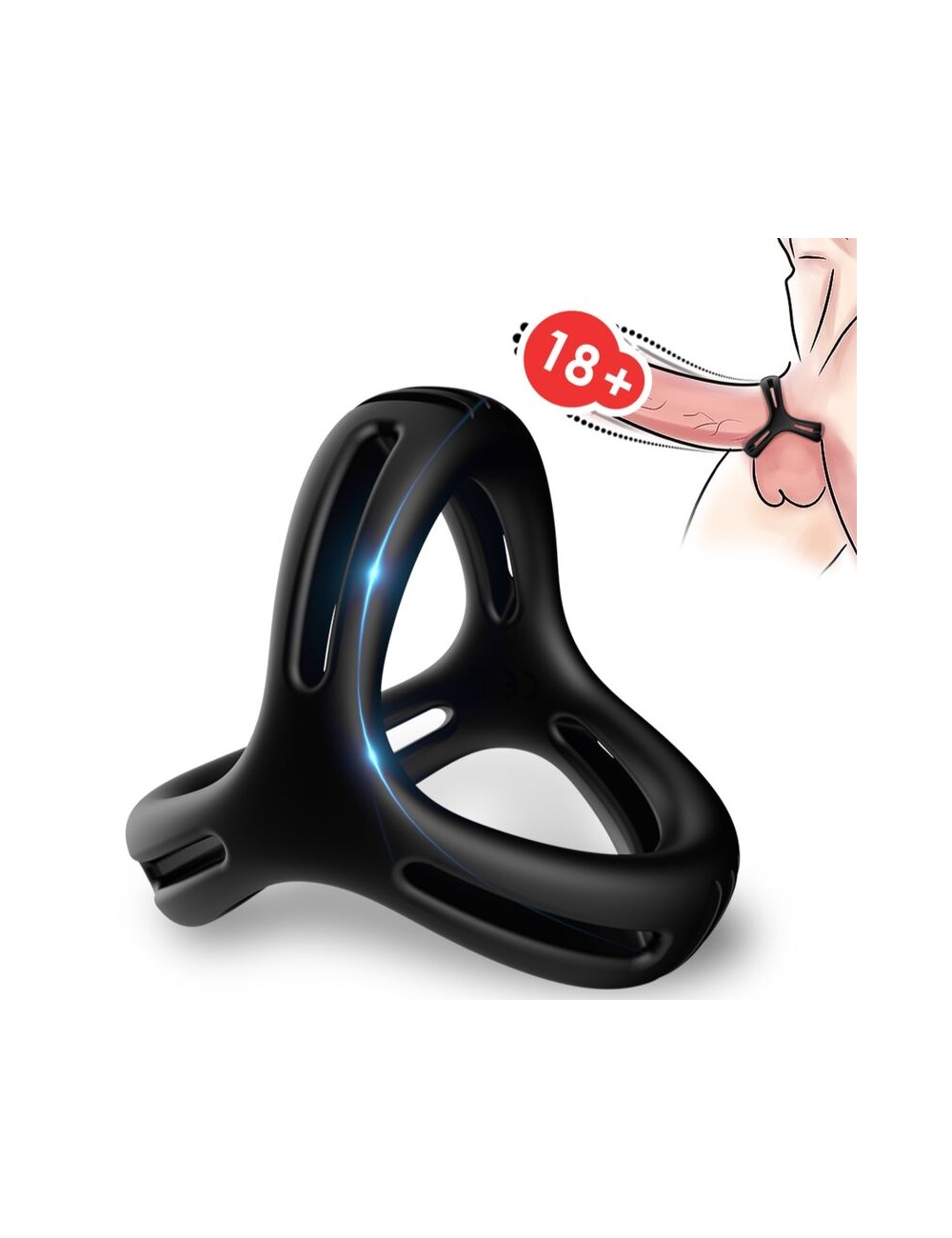 ARMONY - X-RING MULTPOSIÇÃO PRETO