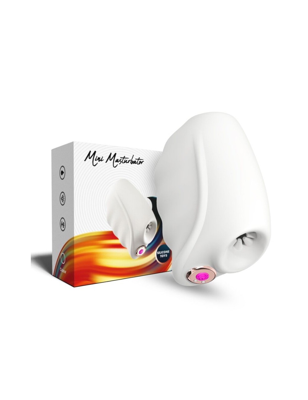 ARMONY - MASTER MASTURBADOR E VIBRADOR TRANSPARENTE
