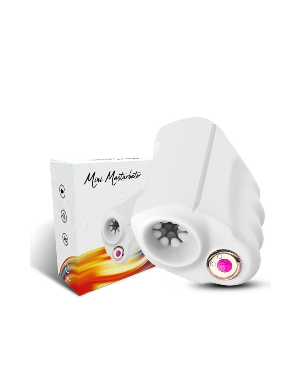 ARMONY - MASTER MASTURBADOR E VIBRADOR BRANCO