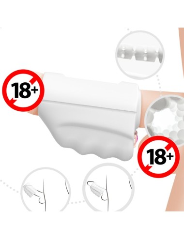 ARMONY - MASTER MASTURBADOR E VIBRADOR BRANCO