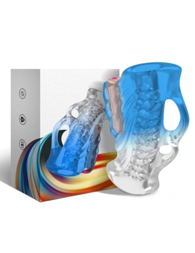 ARMONY - MASTURBADOR DEDO E VIBRADOR GRADIENTE AZUL