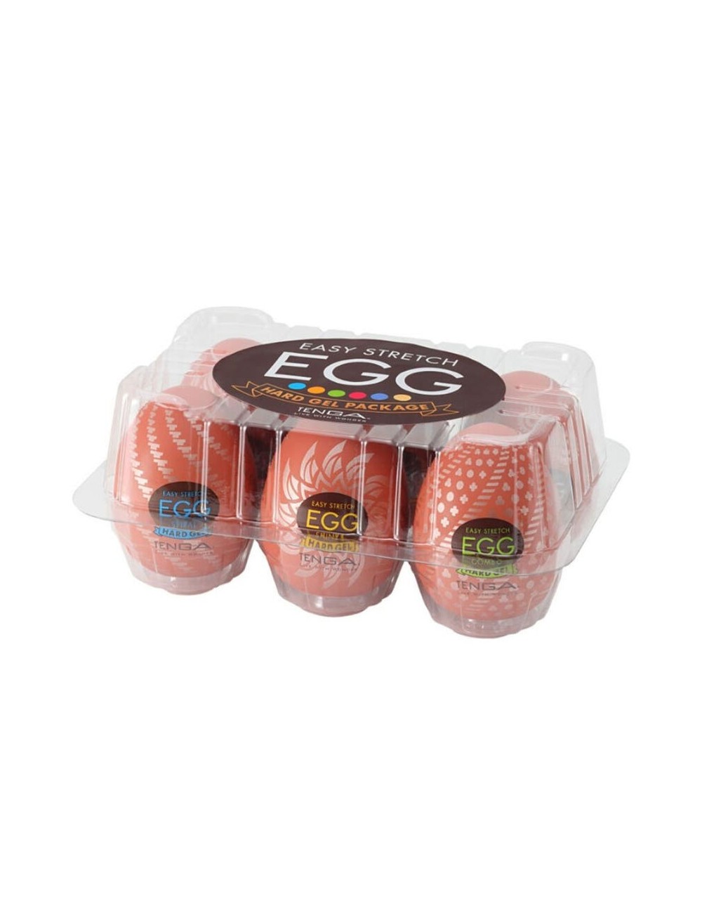 TENGA - PACOTE DE OVOS MASTURBADOR HARD BOILED 6 UNIDADES TENGA - PACOTE DE OVOS MASTURBADOR HARD BOILED 6 UNIDADES