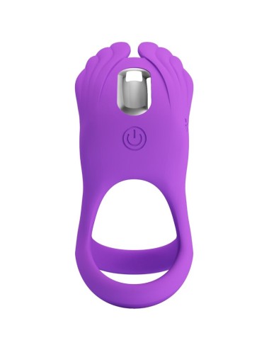 PRETTY LOVE - SILAS ANEL PARA PÊNIS VIBRANTE 7 VIBRAÕES SILICONE ROXO