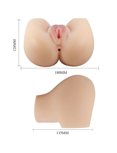 CRAZY BULL - VIBRADOR REALISTA DE VAGINA E NUS MILA