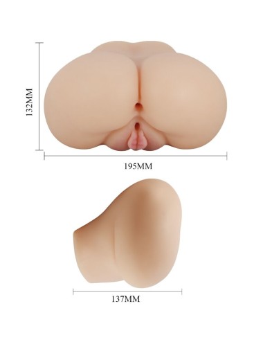 CRAZY BULL - VIBRADOR REALISTA DE VAGINA E NUS LUNA
