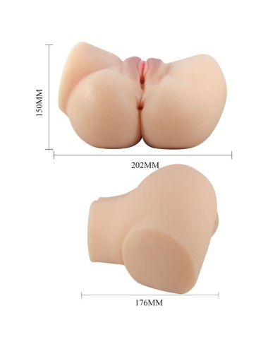 CRAZY BULL - VIBRADOR REALISTA DE VAGINA E NUS EMILIA