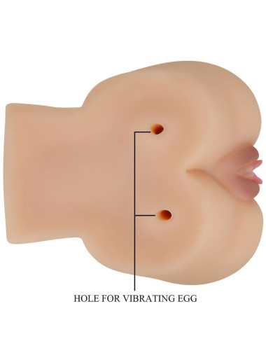 CRAZY BULL - VIBRADOR REALISTA DE VAGINA E NUS KYLIE