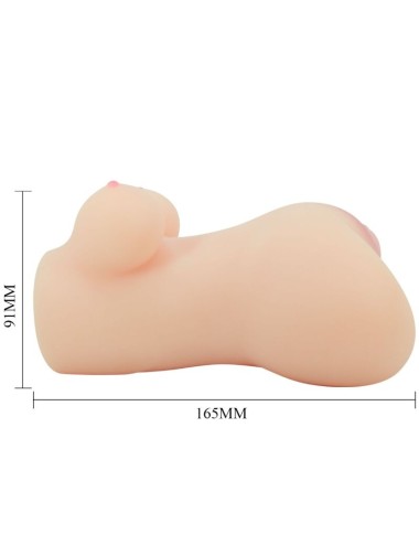 CRAZY BULL - VIBRADOR REALISTA DE VAGINA E NUS HANNAH