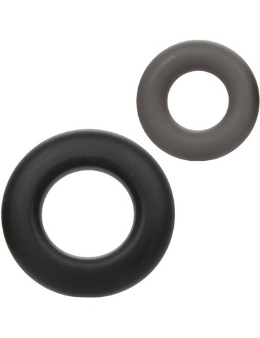 CALEXOTICS - ALPHA CONJUNTO PROLONG DE 2 ANÉIS CINZA