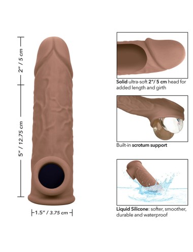 CALEXOTICS - PERFORMANCE MAXX LIFE-LIKE EXTENSION 7 PELE MARROM
