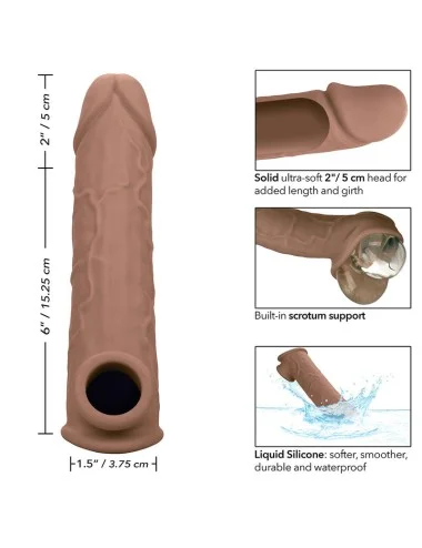CALEXOTICS - PERFORMANCE MAXX LIFE-LIKE EXTENSION 8 PELE MARROM