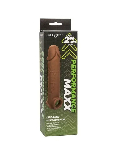 CALEXOTICS - PERFORMANCE MAXX LIFE-LIKE EXTENSION 8 PELE MARROM