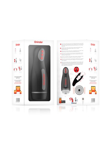 ONINDER - SEUL MASTURBADOR MASCULINO RECARREGÁVEL 10 VELOCIDADES - APLICATIVO GRATUITO