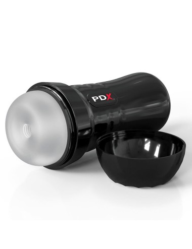 PDX EXTREME - SLIDE & GLIDE MASTURBADOR AUTOLUBRIFICANTE TRANSPARENTE
