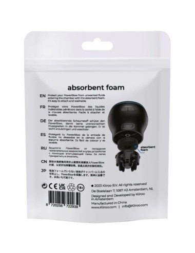 KIIROO - ESPUMA ABSORVENTE POWER BLOW PACOTE COM 5