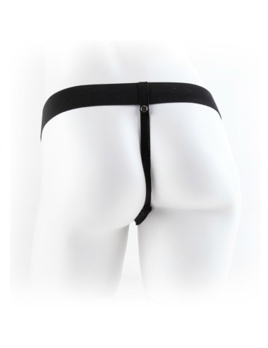 FETISH FANTASY SERIES - 7 STRAP-ON OCO COM BOLAS 17,8CM CARNE